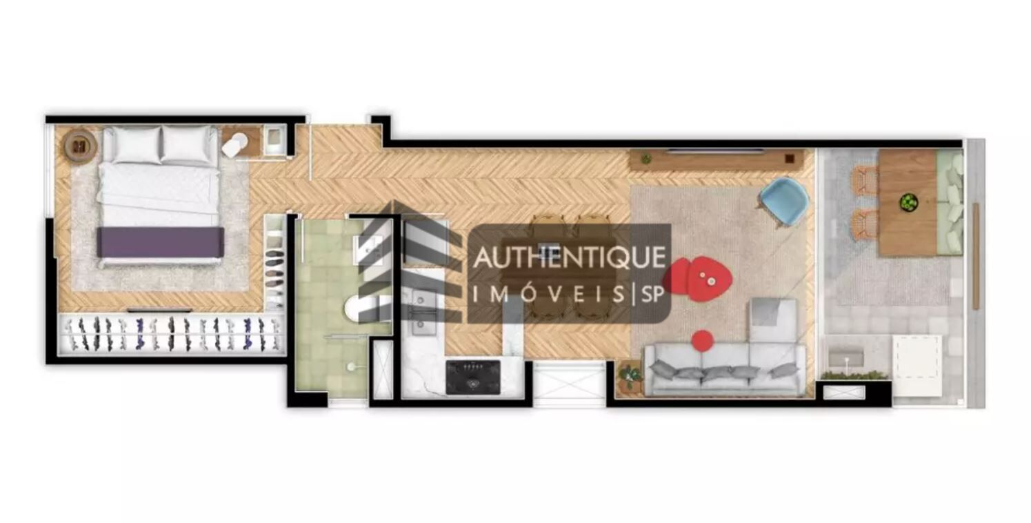 Apartamento à venda com 1 quarto, 47m² - Foto 14