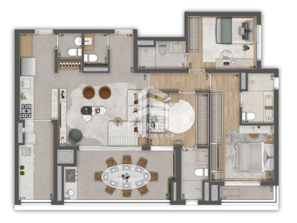 Apartamento, 2 quartos, 89 m² - Foto 43