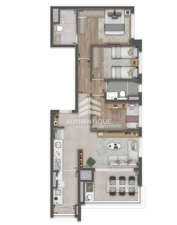 Apartamento, 2 quartos, 89 m² - Foto 41