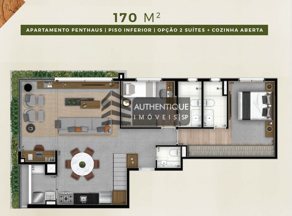 Apartamento à venda com 2 quartos, 145m² - Foto 18