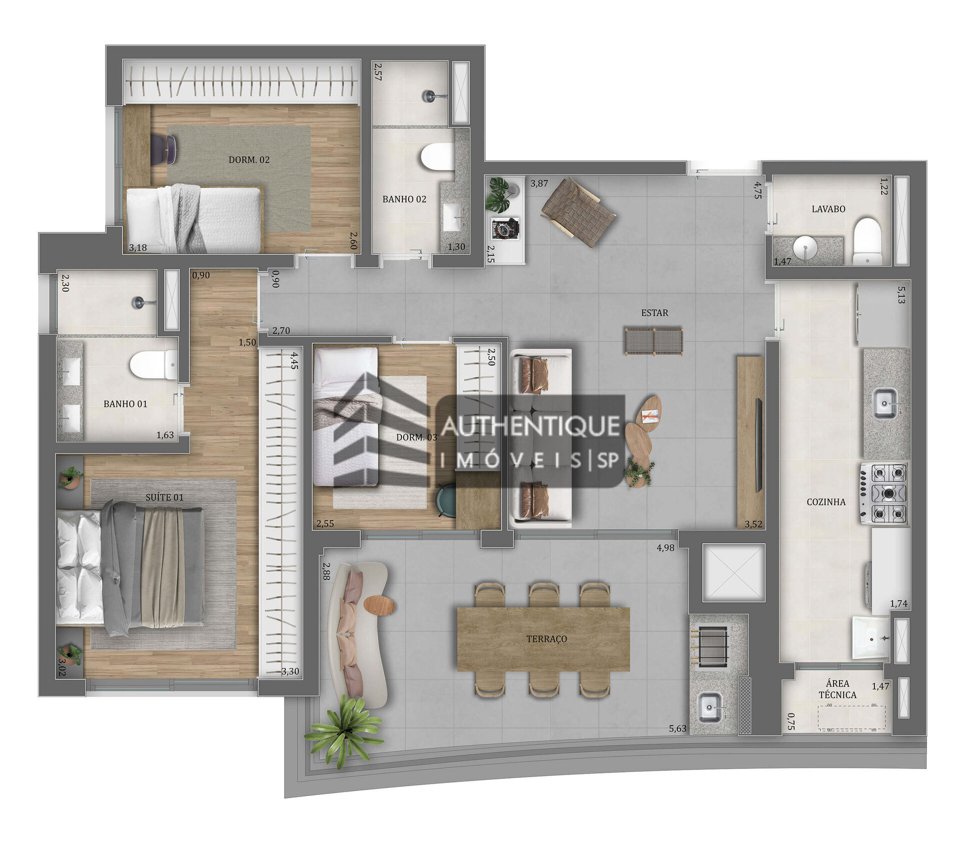 Apartamento à venda com 4 quartos, 136m² - Foto 26