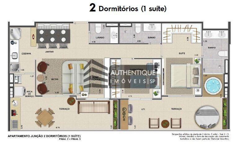 Apartamento à venda com 1 quarto, 48m² - Foto 21