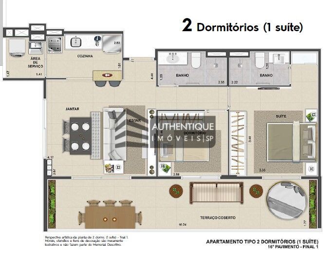 Apartamento à venda com 1 quarto, 48m² - Foto 20