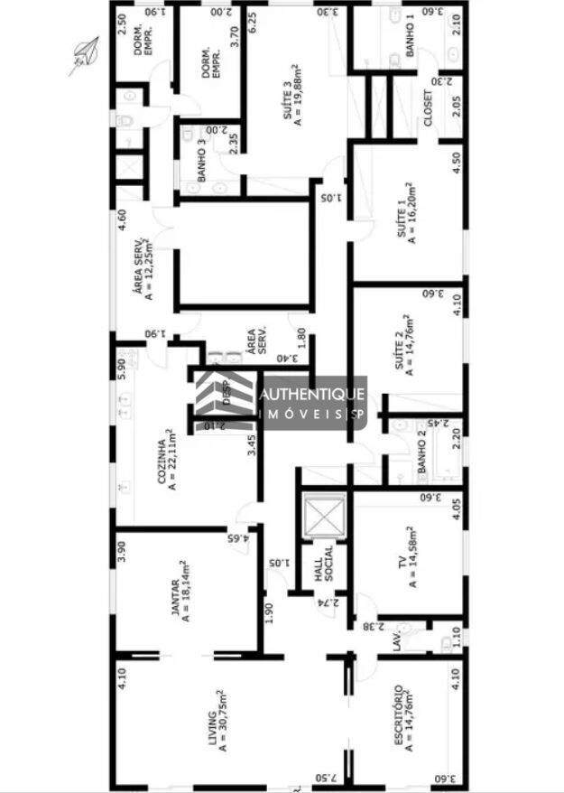 Apartamento à venda com 3 quartos, 287m² - Foto 34