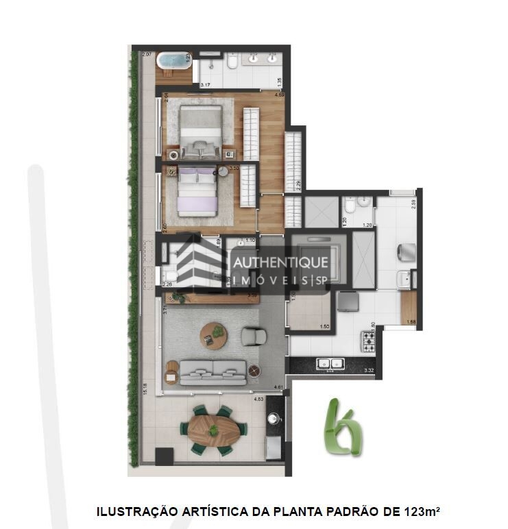 Apartamento à venda com 2 quartos, 124m² - Foto 50