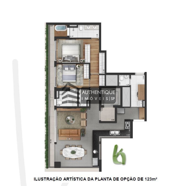 Apartamento à venda com 2 quartos, 124m² - Foto 49