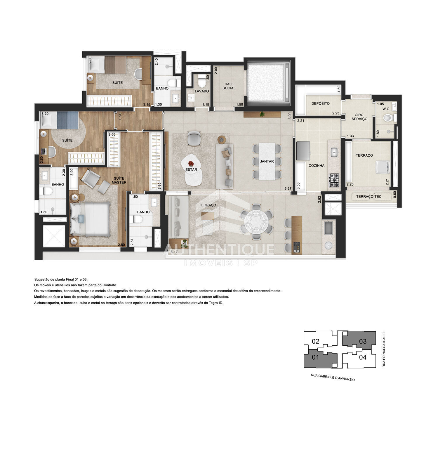 Apartamento, 3 quartos, 143 m² - Foto 26