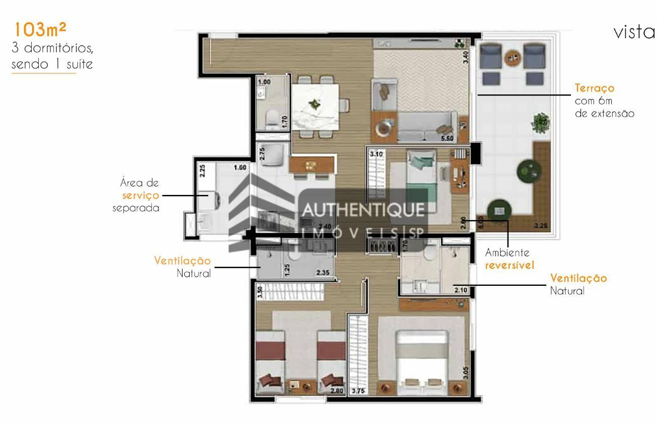 Apartamento à venda com 3 quartos, 213m² - Foto 29