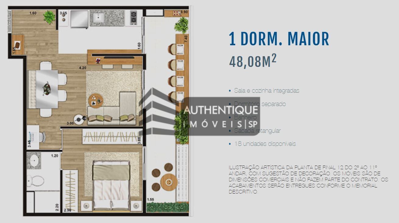 Apartamento à venda com 1 quarto, 36m² - Foto 50