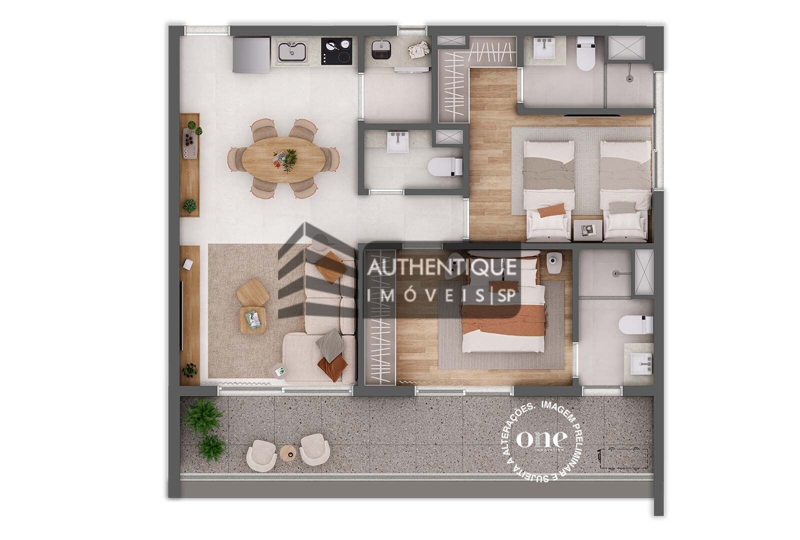 Apartamento à venda com 1 quarto, 47m² - Foto 16