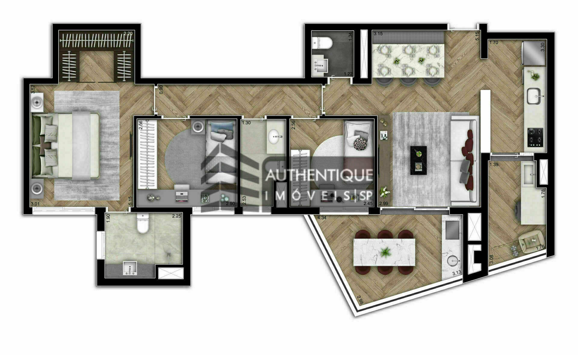 Apartamento à venda com 2 quartos, 114m² - Foto 25