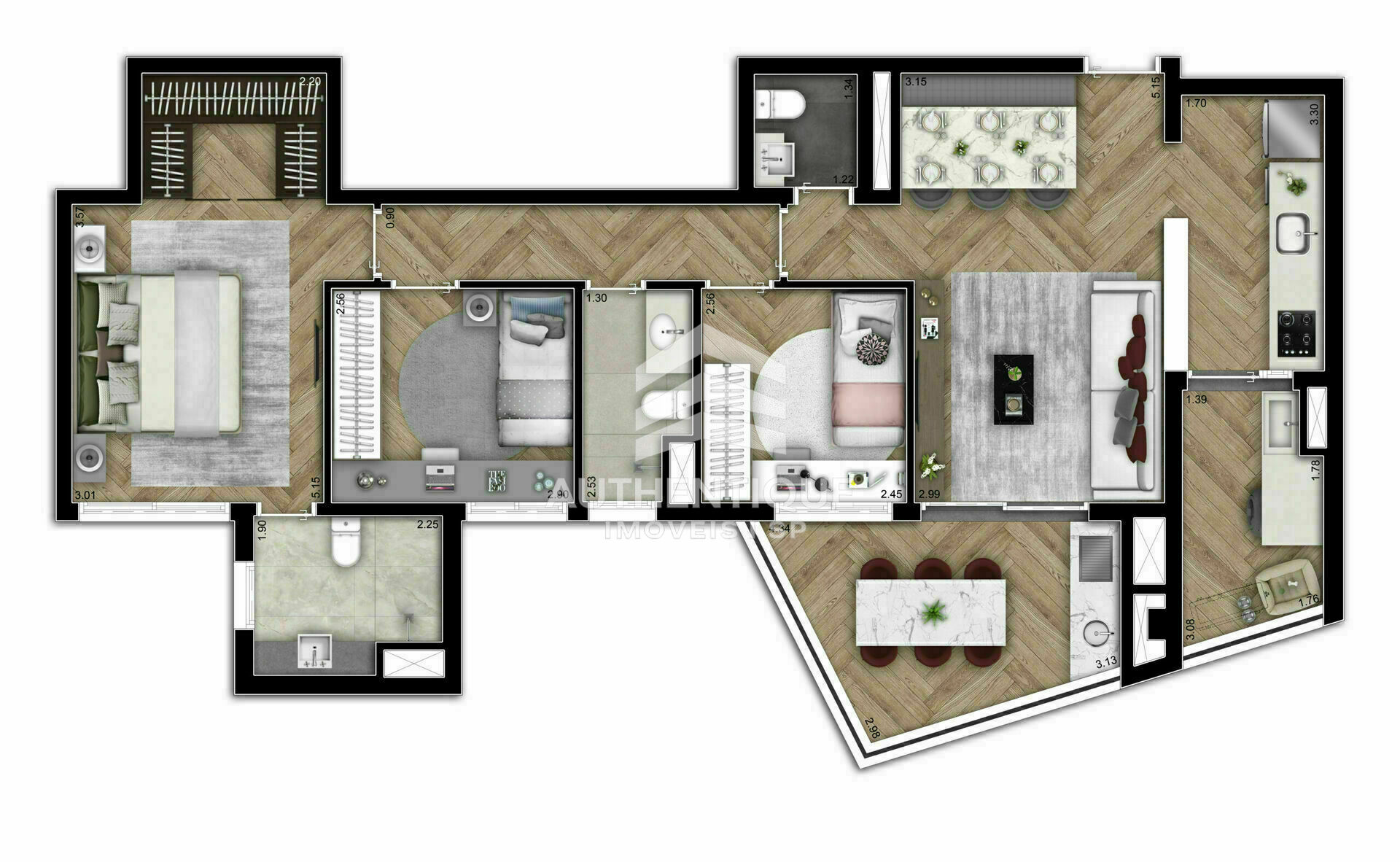 Apartamento, 2 quartos, 114 m² - Foto 17