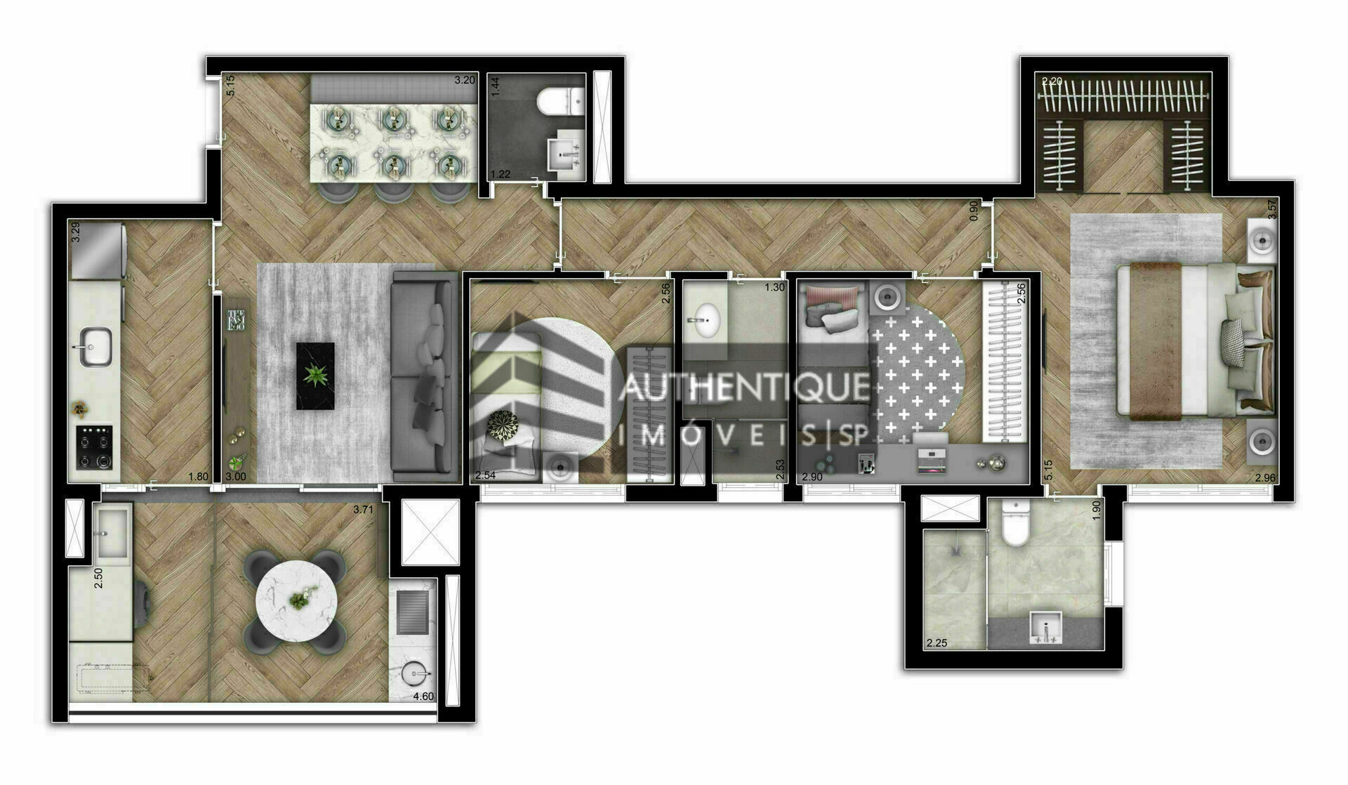 Apartamento à venda com 2 quartos, 114m² - Foto 24