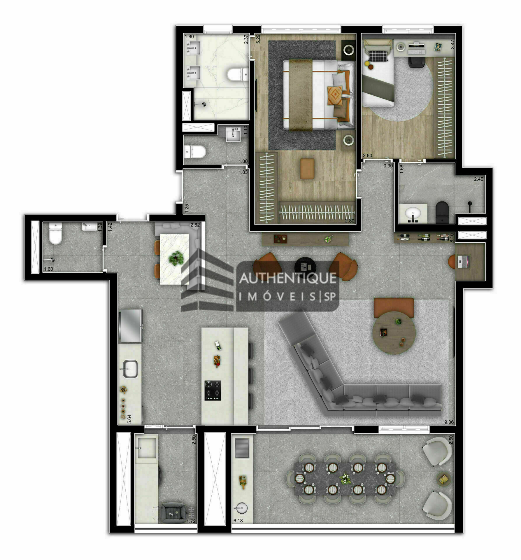 Apartamento à venda com 2 quartos, 114m² - Foto 31