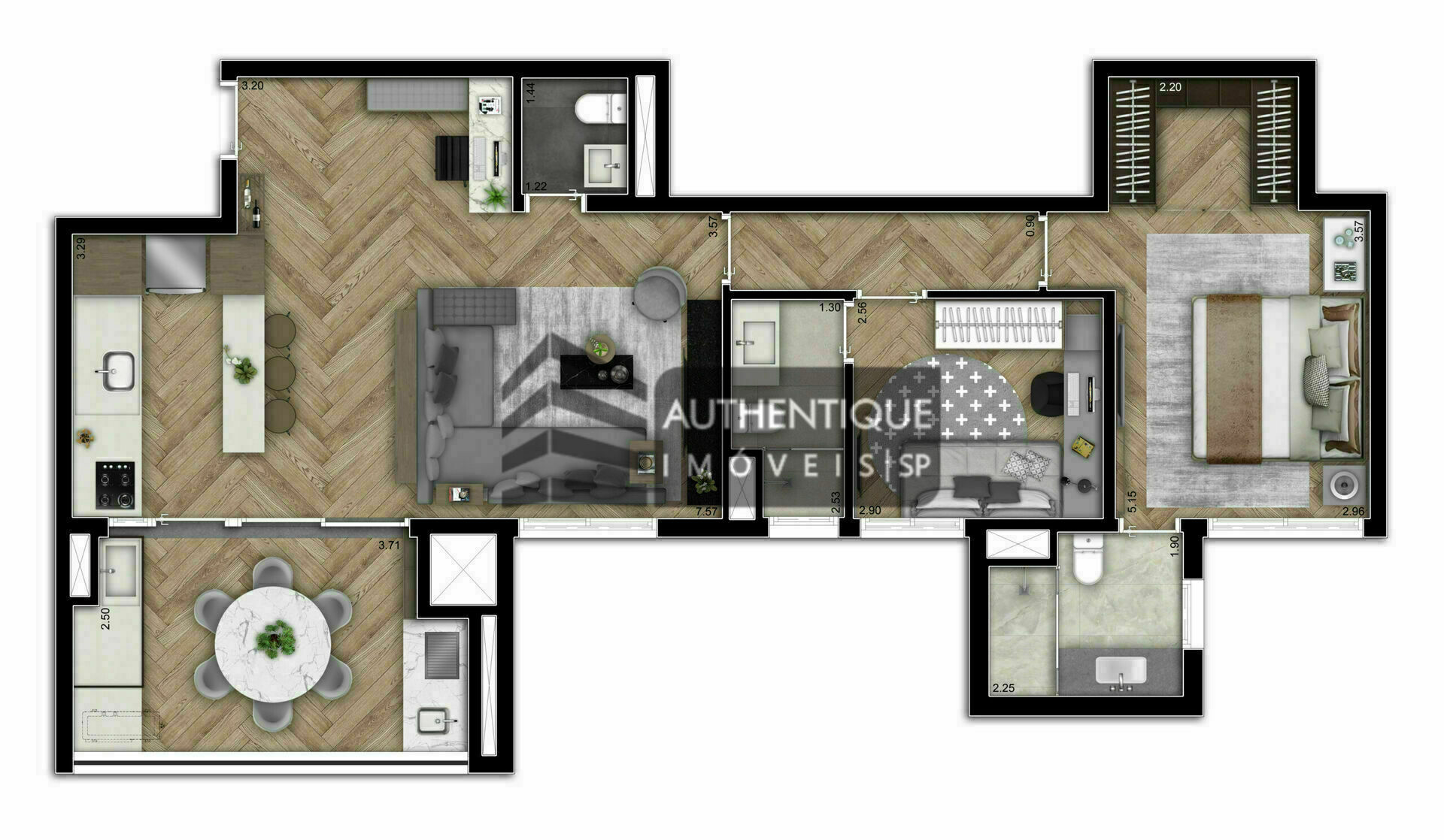 Apartamento à venda com 2 quartos, 114m² - Foto 33