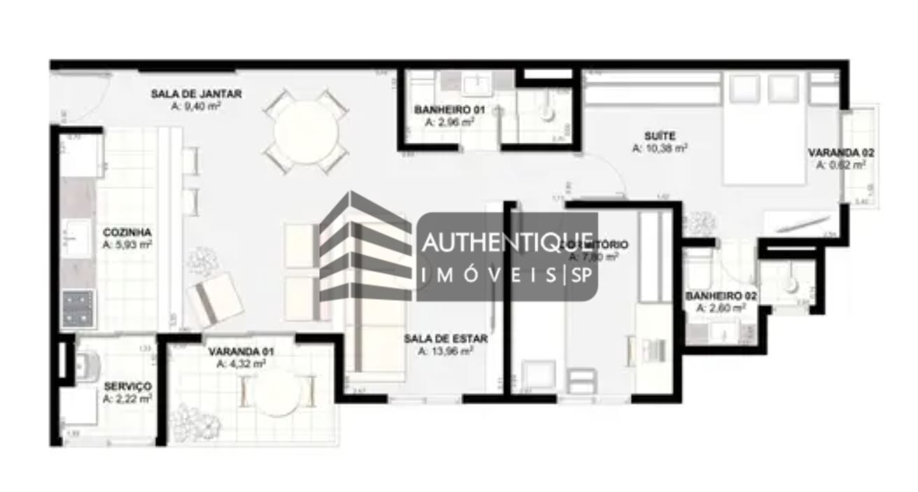 Apartamento à venda com 2 quartos, 71m² - Foto 46