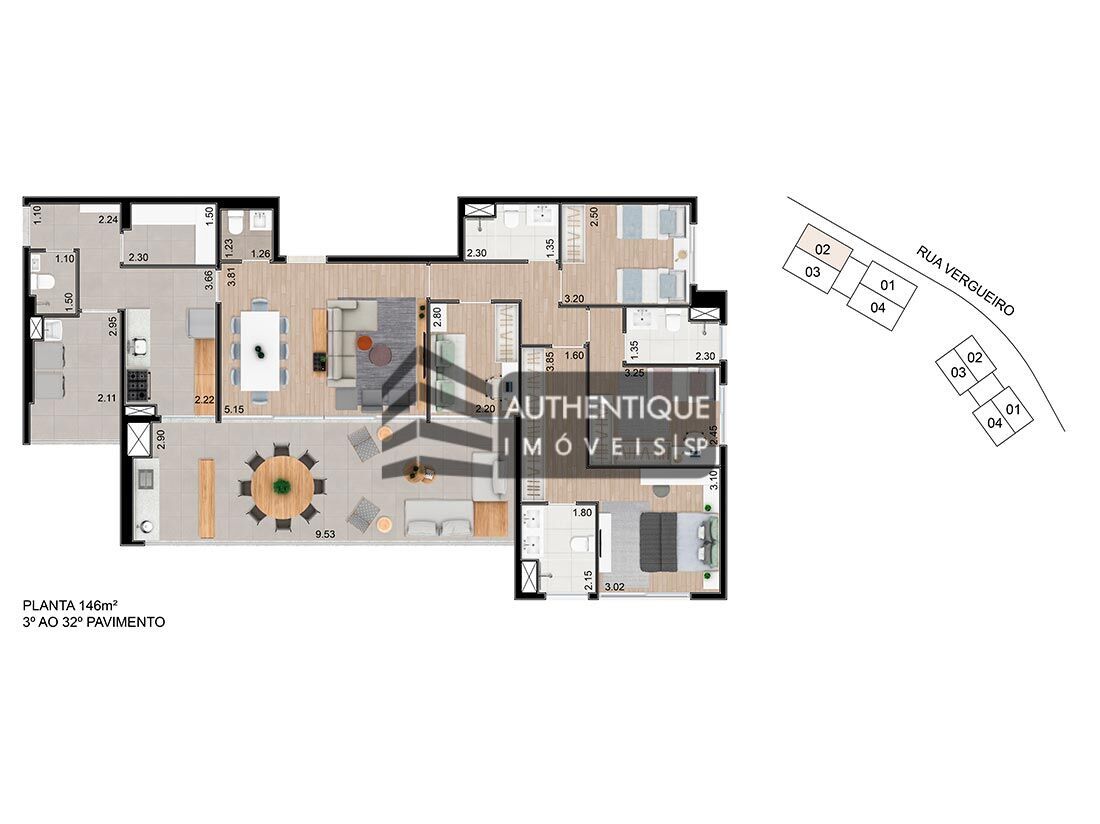 Apartamento à venda com 3 quartos, 114m² - Foto 21