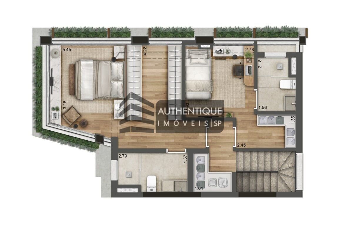 Apartamento à venda com 3 quartos, 182m² - Foto 29