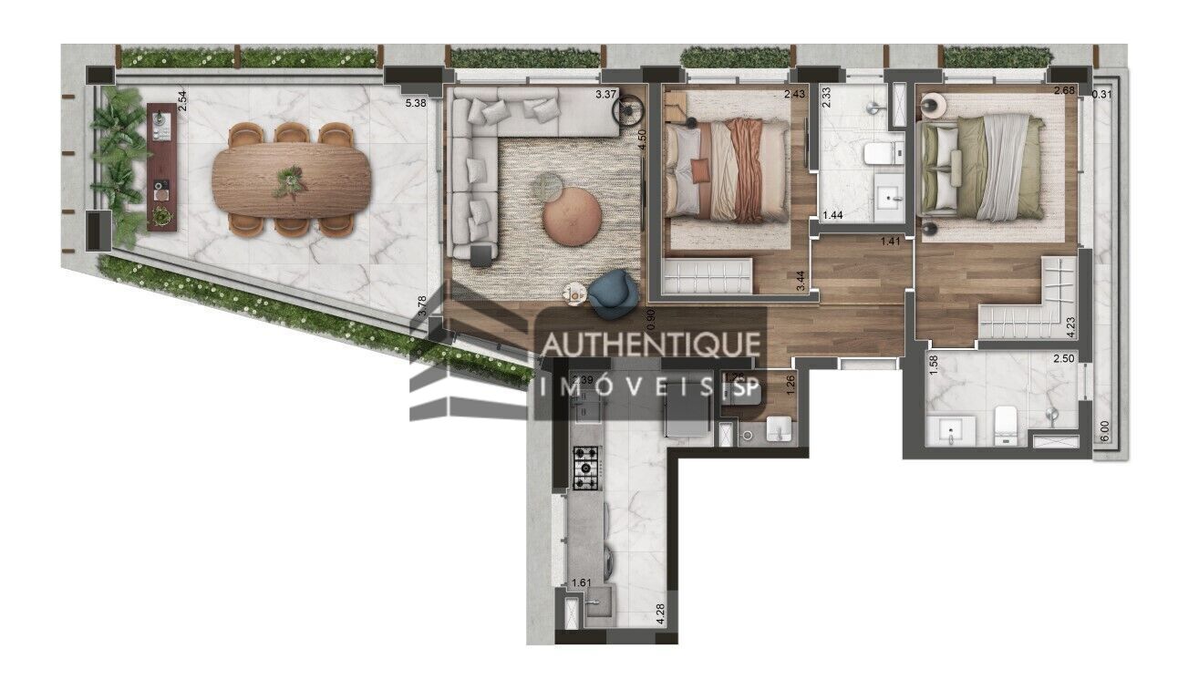 Apartamento à venda com 3 quartos, 182m² - Foto 25