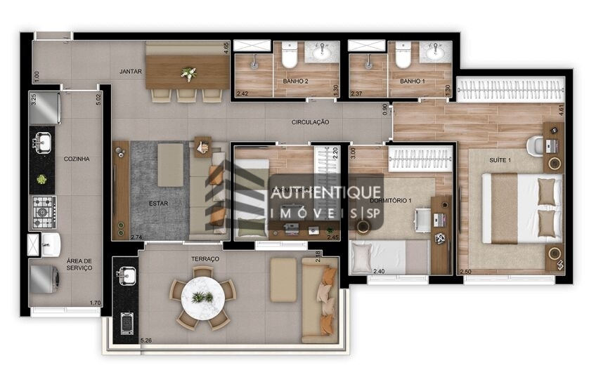 Apartamento à venda com 4 quartos, 132m² - Foto 7