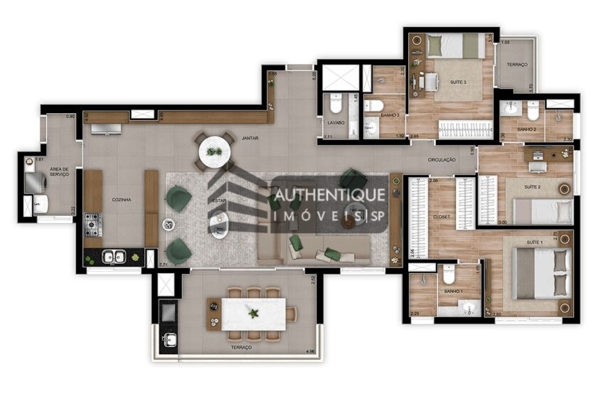 Apartamento à venda com 4 quartos, 132m² - Foto 10