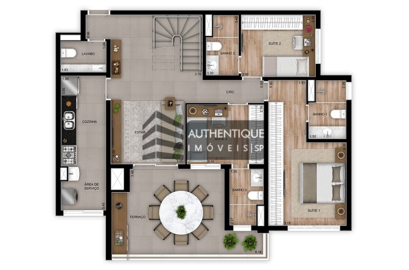 Apartamento à venda com 4 quartos, 132m² - Foto 11