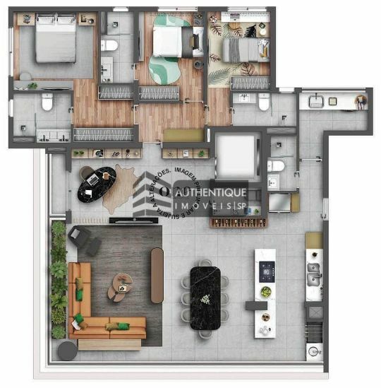 Apartamento à venda com 4 quartos, 167m² - Foto 14