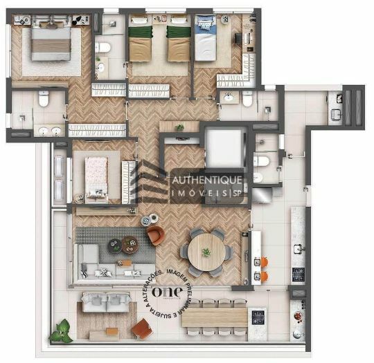 Apartamento à venda com 4 quartos, 167m² - Foto 15