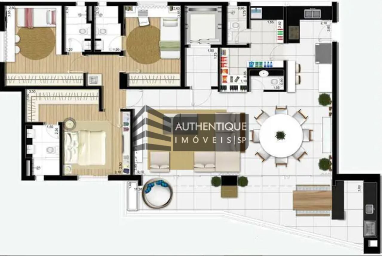 Apartamento à venda com 3 quartos, 143m² - Foto 16