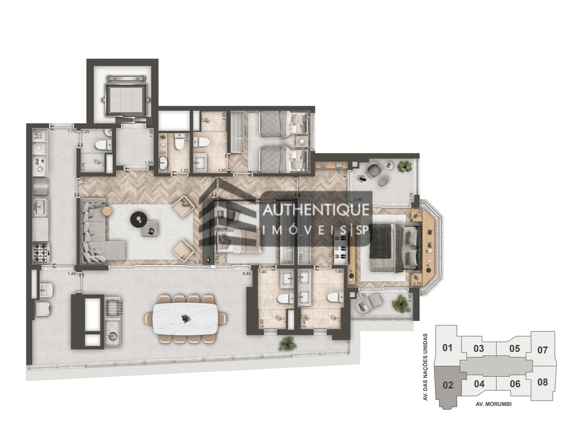 Apartamento à venda com 3 quartos, 144m² - Foto 34