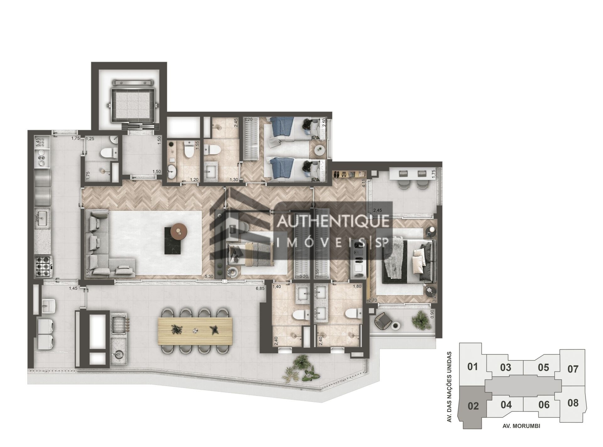 Apartamento à venda com 3 quartos, 144m² - Foto 23