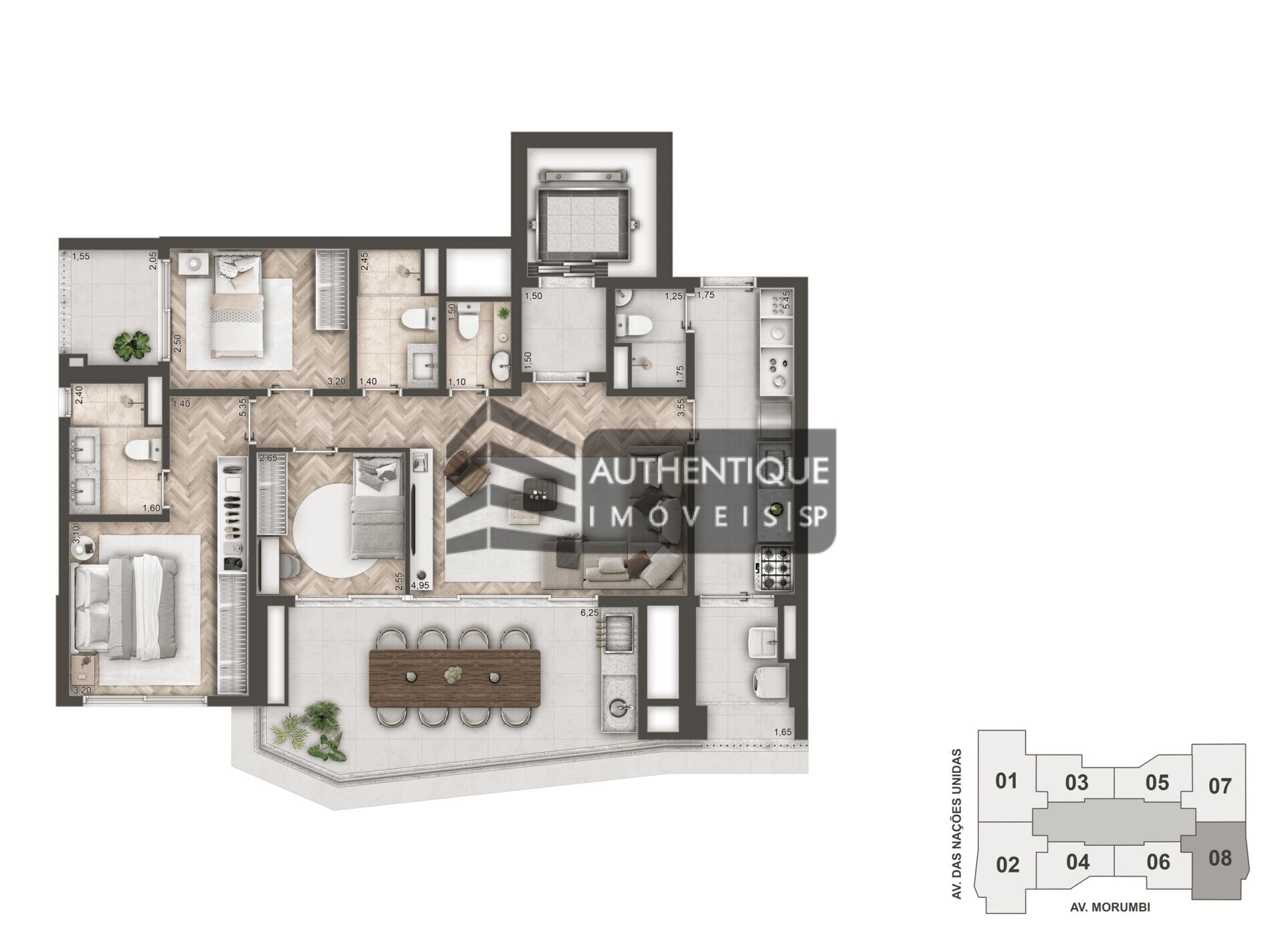 Apartamento à venda com 3 quartos, 144m² - Foto 24