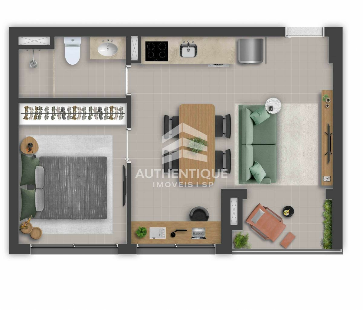 Apartamento, 2 quartos, 39 m² - Foto 39