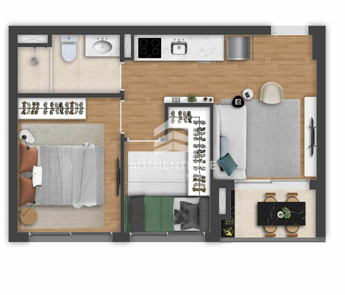 Apartamento, 2 quartos, 39 m² - Foto 38