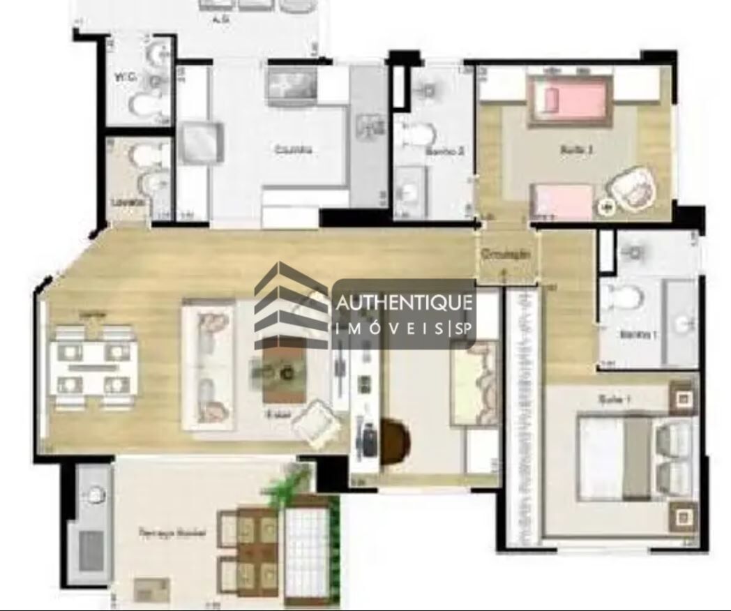 Apartamento à venda com 3 quartos, 133m² - Foto 24