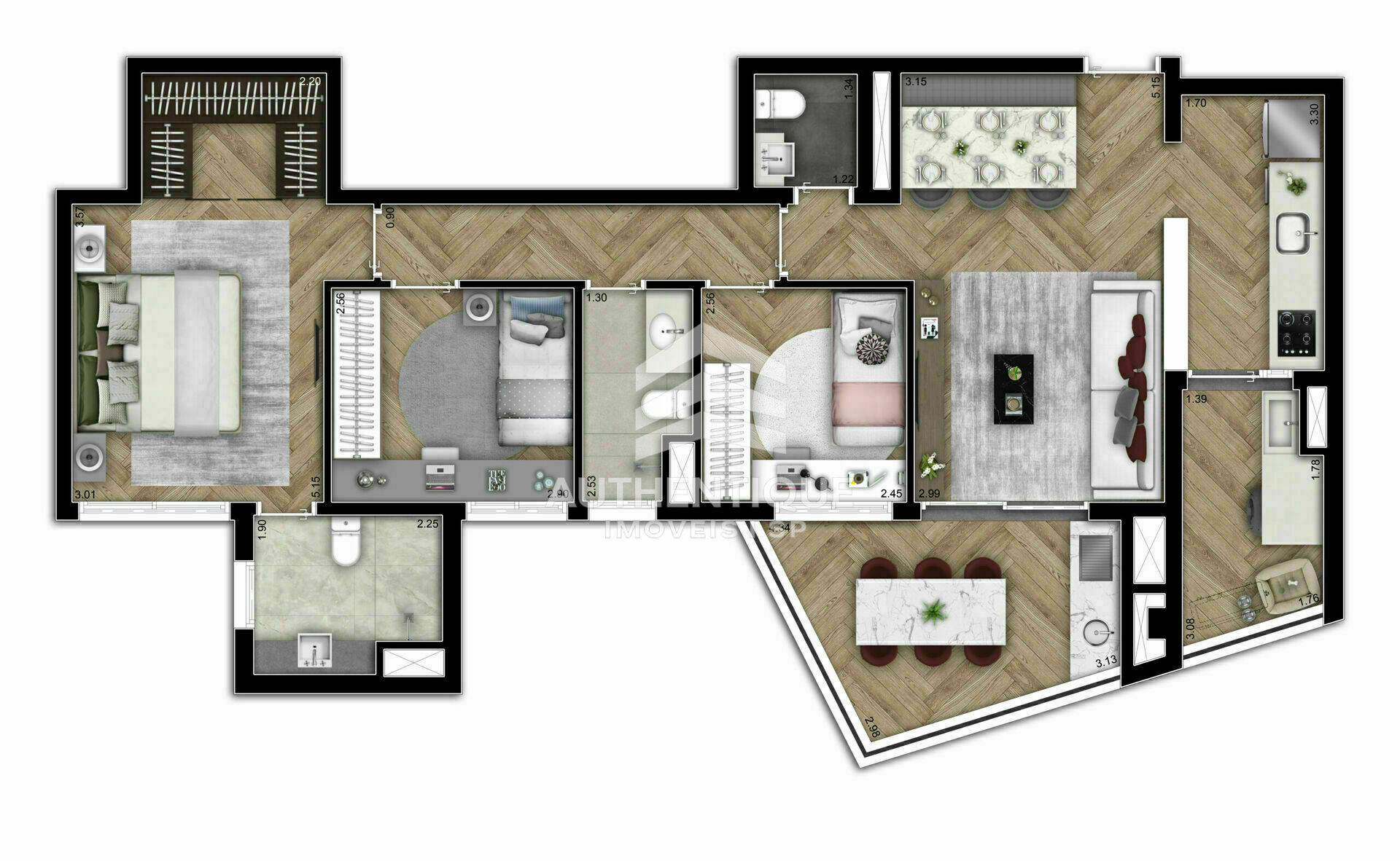 Apartamento, 3 quartos, 104 m² - Foto 17