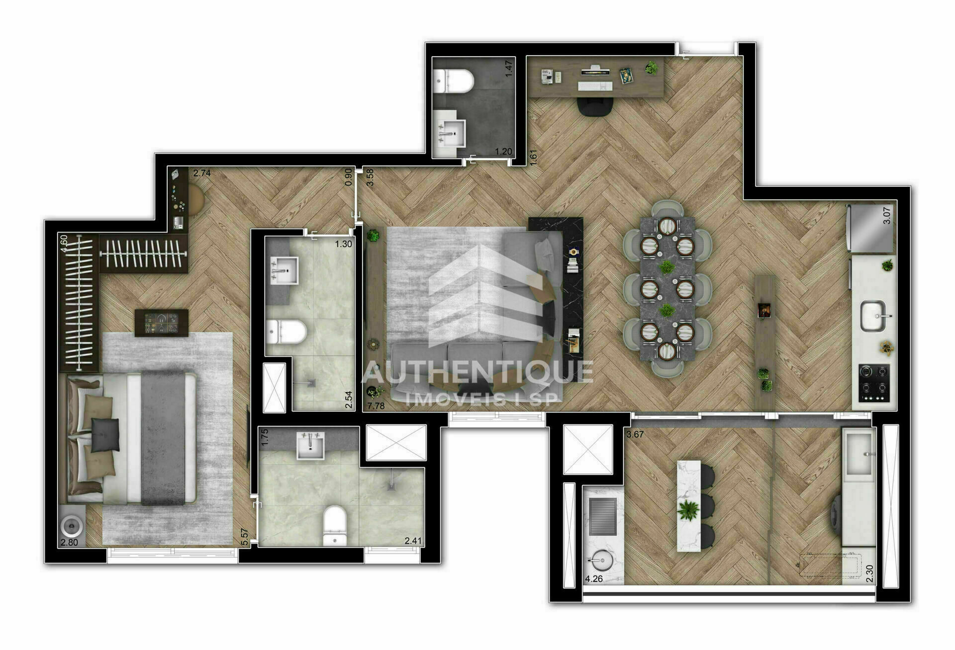 Apartamento, 3 quartos, 104 m² - Foto 24