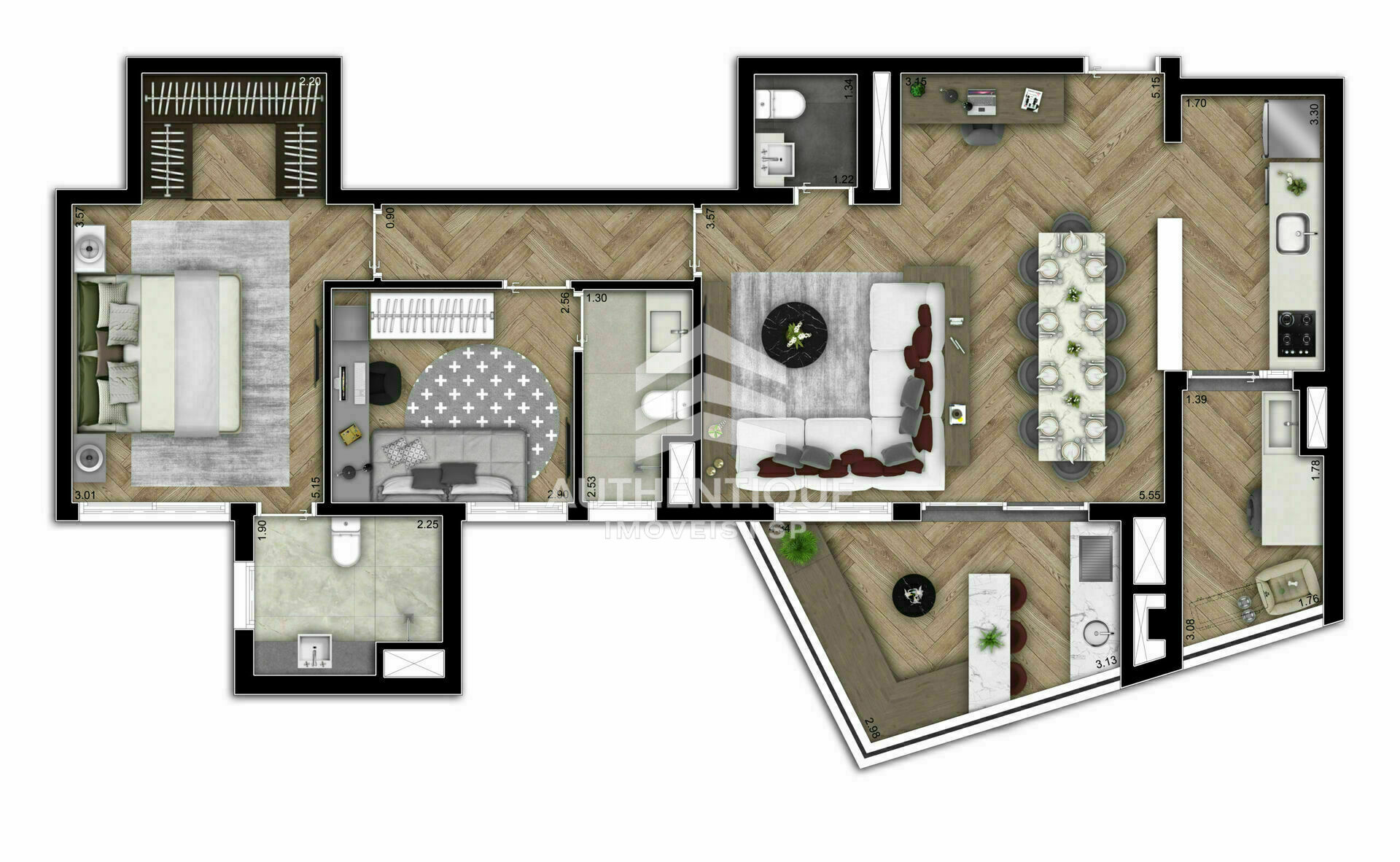 Apartamento, 3 quartos, 104 m² - Foto 18