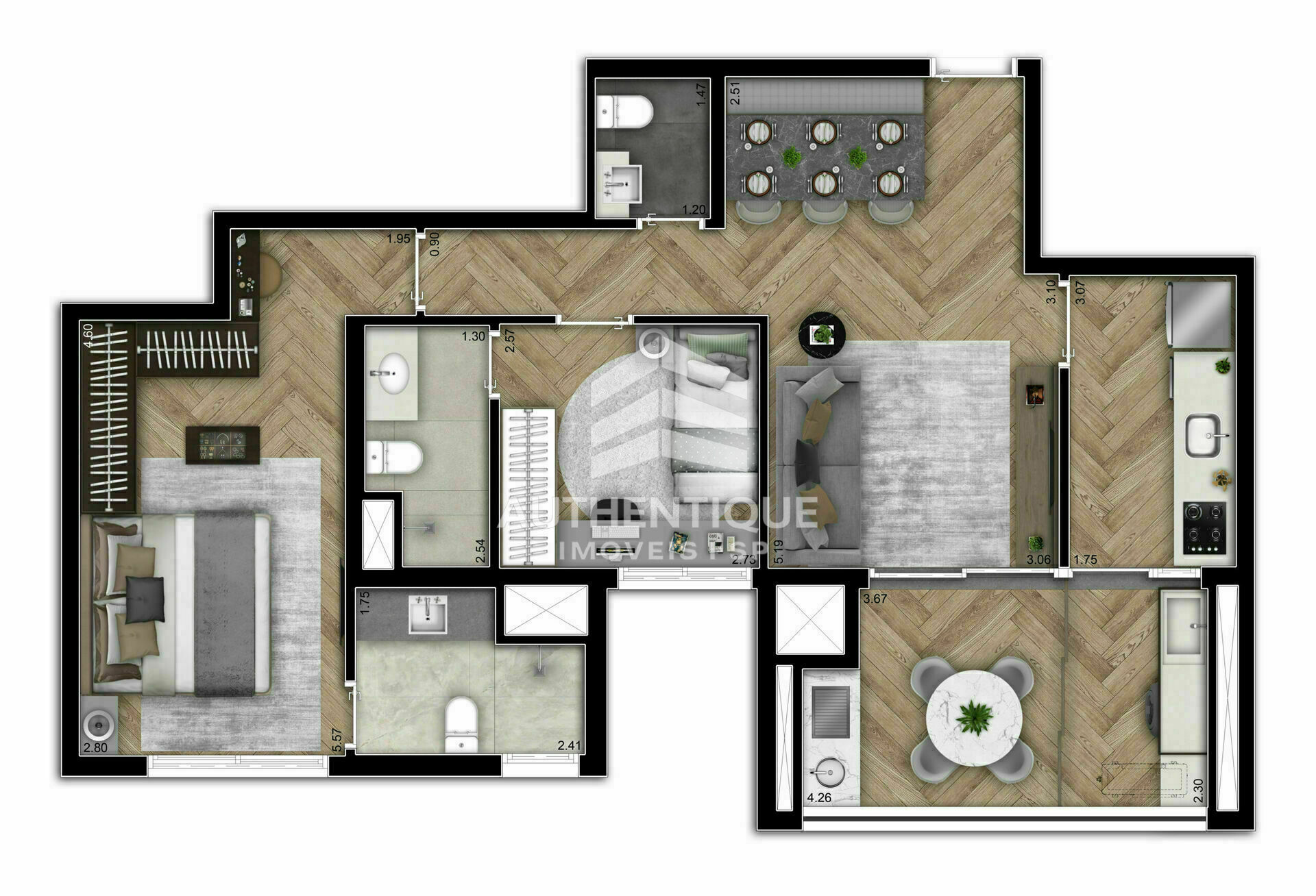 Apartamento, 3 quartos, 104 m² - Foto 15