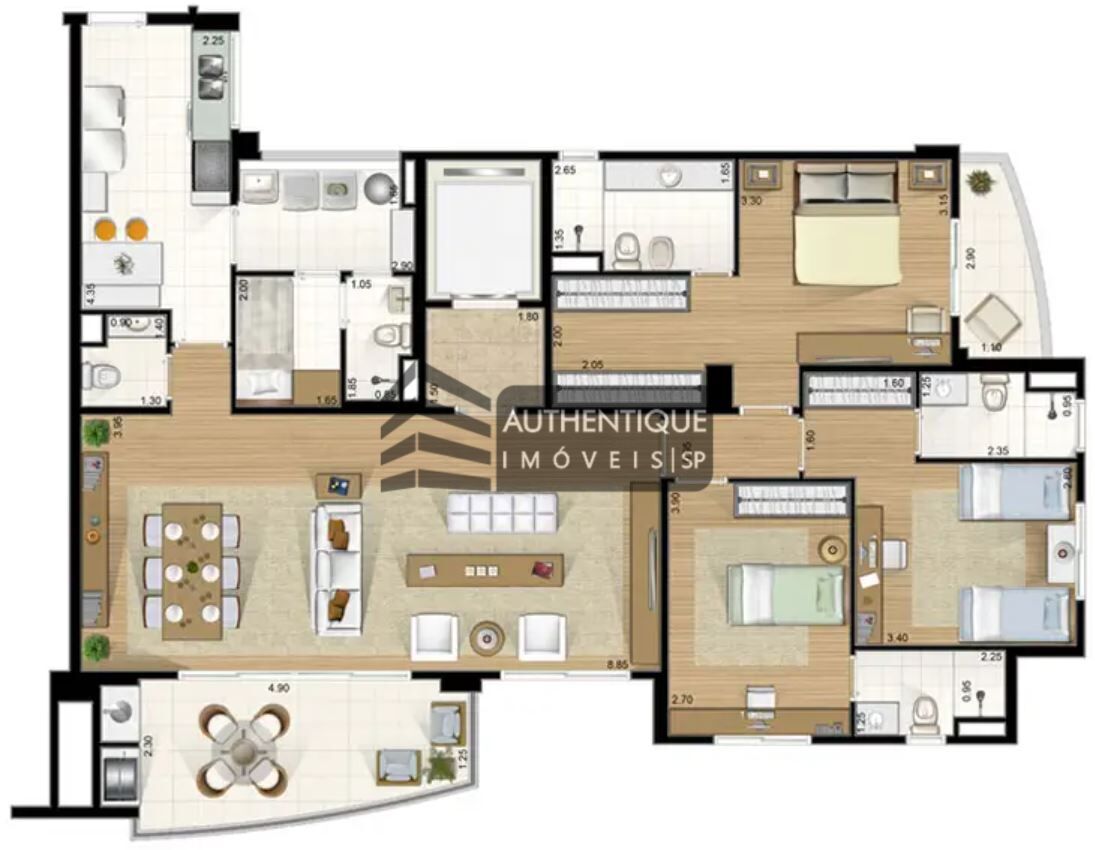 Apartamento à venda com 3 quartos, 142m² - Foto 27