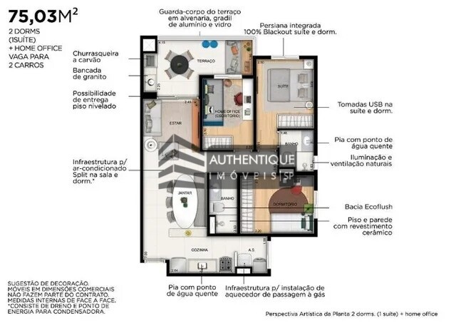 Apartamento à venda com 3 quartos, 75m² - Foto 10