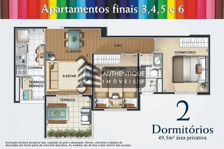 Apartamento à venda com 3 quartos, 66m² - Foto 18