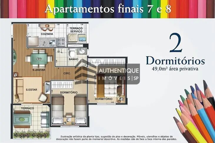 Apartamento à venda com 3 quartos, 66m² - Foto 19