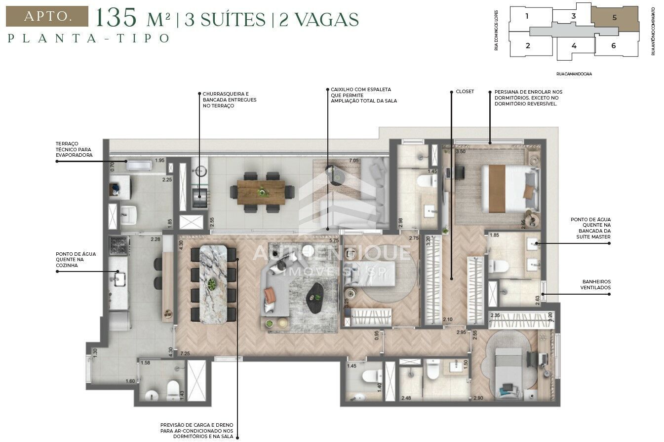 Apartamento, 3 quartos, 139 m² - Foto 34