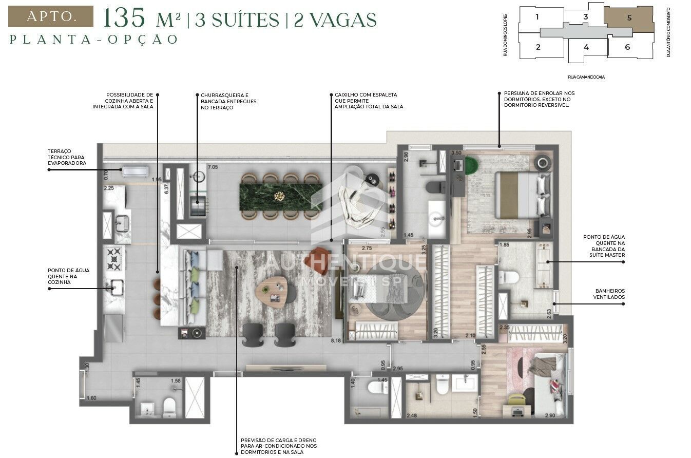 Apartamento, 3 quartos, 139 m² - Foto 33