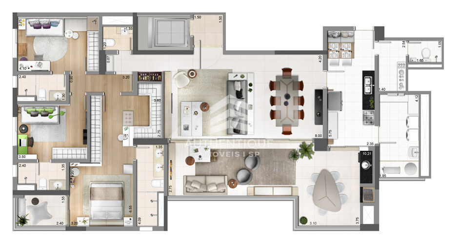 Apartamento, 4 quartos, 250 m² - Foto 43