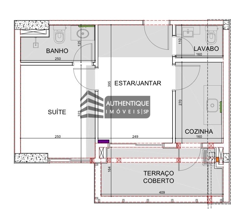 Apartamento à venda com 1 quarto, 38m² - Foto 19