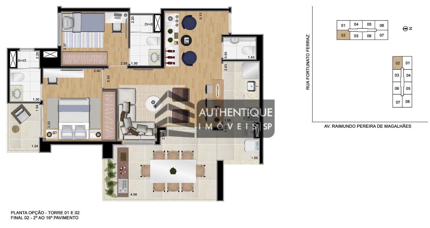 Apartamento à venda com 2 quartos, 79m² - Foto 23