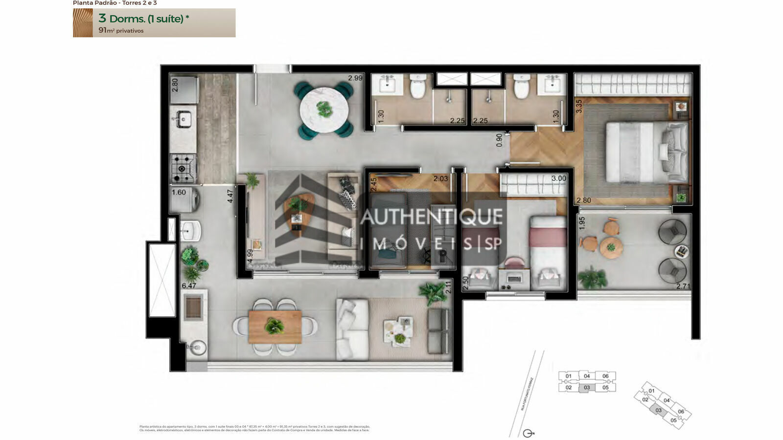 Apartamento, 3 quartos, 174 m² - Foto 52