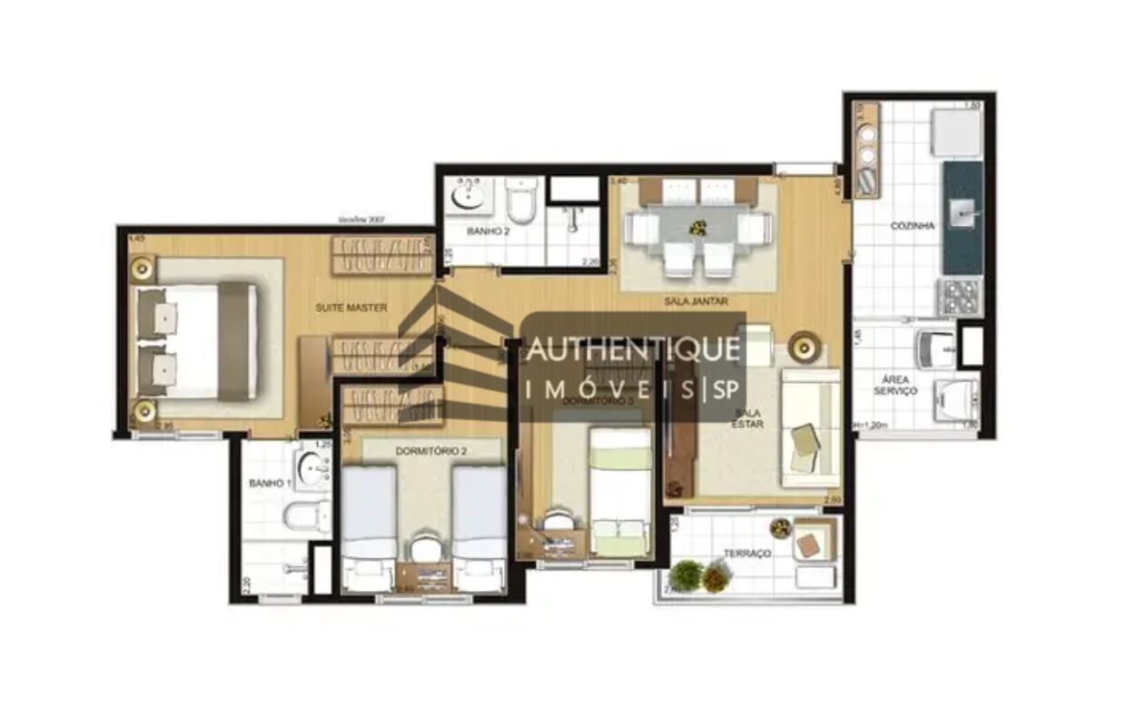 Apartamento à venda com 2 quartos, 71m² - Foto 14